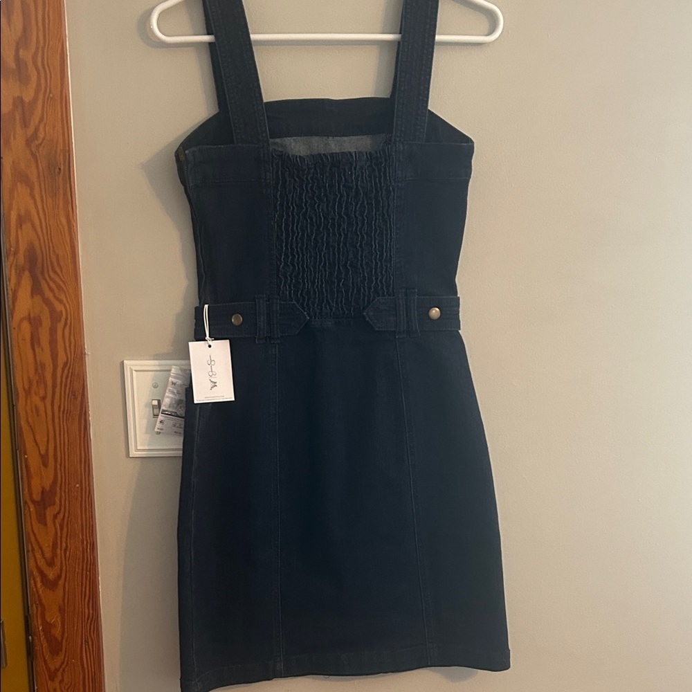 Jessica Simpson Dark Blue Denim Dress - Picture 5 of 7